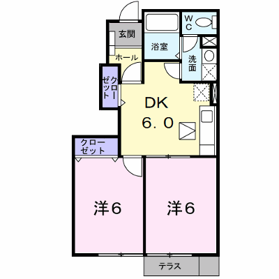 プチマルシェＢ 102【管理NO：1-010019502-01020】 ★家具家電は申し込み後に搬入します★ ★2026年11月上旬入居可能★の外観画像