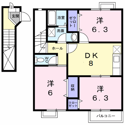 レジダンス野田 201【管理NO：1-009615301-02010】 ★家具家電は申し込み後に搬入します★ ★2026年10月下旬入居可能★の外観画像