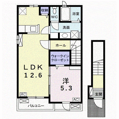 コンフォート下西郷 201【管理NO：1-027478901-02010】 ★家具家電は申し込み後に搬入します★ ★2026年10月中旬入居可能★の外観画像