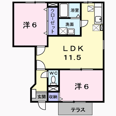 ベル・コーポ・デヌシＢ 103【管理NO：1-009493801-01030】 ★家具家電は申し込み後に搬入します★ ★2026年12月上旬入居可能★の外観画像
