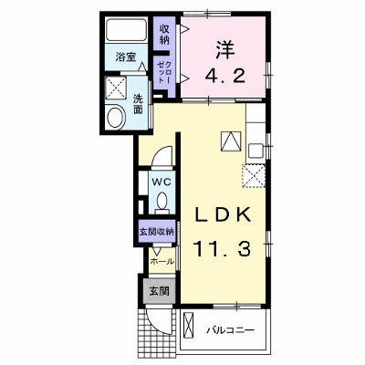 センターポイントⅡ 105【管理NO：1-023016302-01050】 ★家具家電は申し込み後に搬入します★ ★2026年10月中旬入居可能★の外観画像