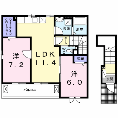 モンテマーレ 201【管理NO：1-021901401-02010】 ★家具家電は申し込み後に搬入します★ ★2026年10月中旬入居可能★の外観画像