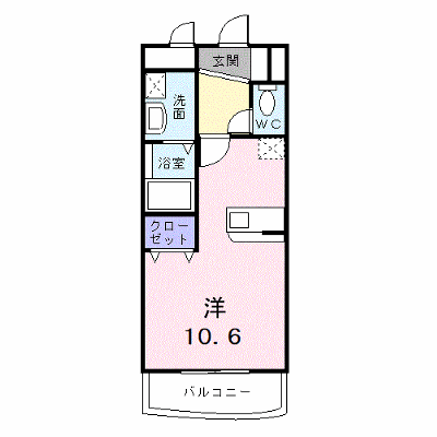 シャン・ド・フレーズⅡ 506【管理NO：1-011422501-05060】 ★家具家電は申し込み後に搬入します★の外観画像