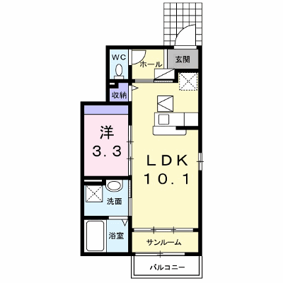 シェーン　パラスト　Ⅰ 101【管理NO：1-017755101-01010】 ★家具家電は申し込み後に搬入します★ ★2026年10月下旬入居可能★の外観画像