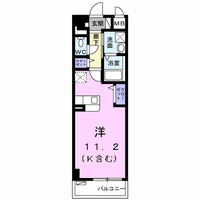 オンネアまかび 104【管理NO：1-025571801-01040】 ★家具家電は申し込み後に搬入します★ ★2026年11月中旬入居可能★の外観画像