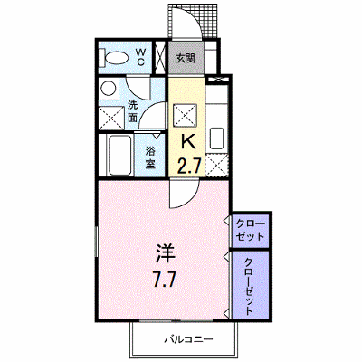レグルスⅡ 102【管理NO：1-014227601-01020】 ★家具家電は申し込み後に搬入します★ ★2026年10月下旬入居可能★の外観画像