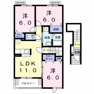 イーストフィールドＢ 203【管理NO：1-018164402-02030】 ★家具家電は申し込み後に搬入します★ ★2026年11月上旬入居可能★の外観画像