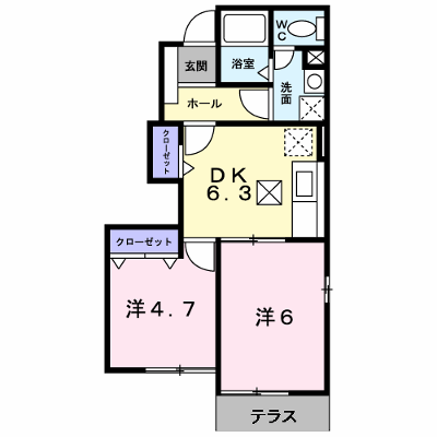 ベル・フィオーレ　Ｃ棟 101【管理NO：1-012745703-01010】 ★家具家電は申し込み後に搬入します★ ★2026年10月下旬入居可能★の外観画像