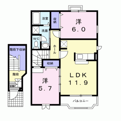 ラヴィアーレ・Ｅ 205【管理NO：1-010941801-02040】 ★家具家電は申し込み後に搬入します★ ★2026年11月中旬入居可能★の外観画像