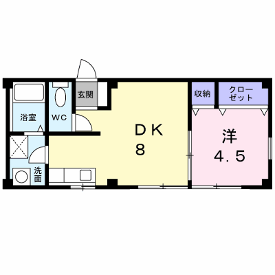 メゾン・ド・ニコル 101【管理NO：1-006501101-01010】 ★家具家電は申し込み後に搬入します★ ★2026年10月中旬入居可能★の外観画像
