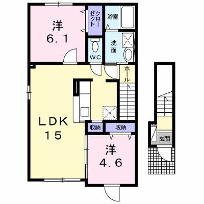 セリシールⅠ 201【管理NO：1-021358001-02010】 ★家具家電は申し込み後に搬入します★ ★2026年11月上旬入居可能★の外観画像