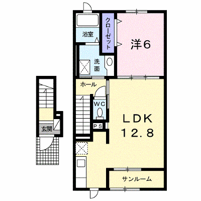 アルドーレ　Ａ 204【管理NO：1-022302201-02040】 ★家具家電は申し込み後に搬入します★ ★2026年11月中旬入居可能★の外観画像