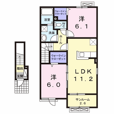 アルドール矢来Ｂ 202【管理NO：1-020269502-02020】 ★家具家電は申し込み後に搬入します★ ★2026年11月中旬入居可能★の外観画像