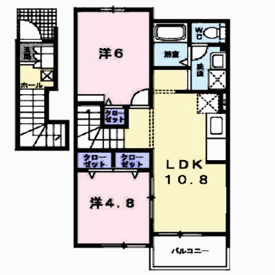 ソレアード石崎Ⅱ 202【管理NO：1-014106701-02020】 ★家具家電は申し込み後に搬入します★ ★2026年11月中旬入居可能★の外観画像