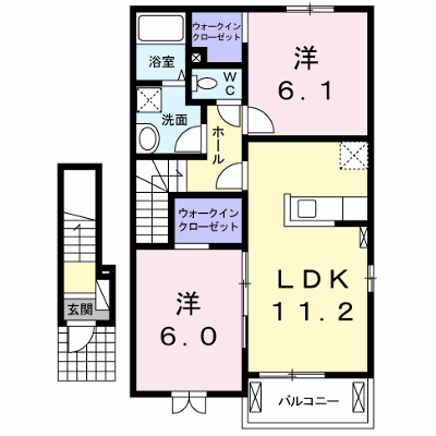 ベラヴィスタＦ 205【管理NO：1-018427503-02040】 ★家具家電は申し込み後に搬入します★ ★2026年10月下旬入居可能★の外観画像