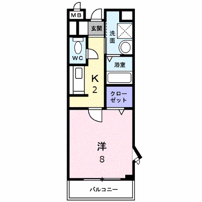 ラ・シャンス 201【管理NO：1-014283301-02010】 ★家具家電は申し込み後に搬入します★ ★2026年11月中旬入居可能★の外観画像