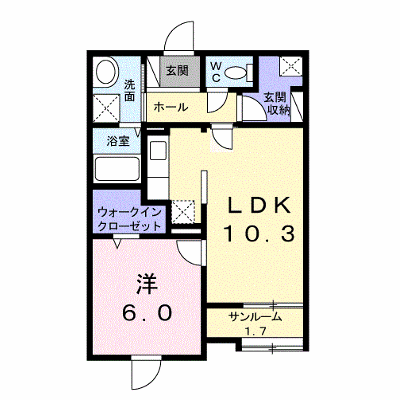 アミティエ 101【管理NO：1-018926001-01010】 ★家具家電は申し込み後に搬入します★の外観画像