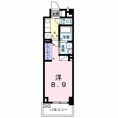 アルカディアⅨ（ナイン） 303【管理NO：1-027096001-03030】 ★家具家電は申し込み後に搬入します★ ★2026年10月中旬入居可能★の外観画像