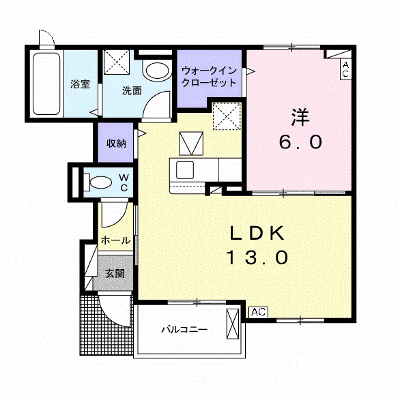 アリエス 102【管理NO：1-026104202-01020】 ★家具家電は申し込み後に搬入します★ ★2026年11月上旬入居可能★の外観画像