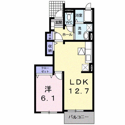 トエムフェルトＢ 103【管理NO：1-017029402-01030】 ★家具家電は申し込み後に搬入します★ ★2026年12月中旬入居可能★の外観画像