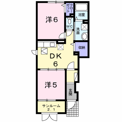 プラネート 101【管理NO：1-016379701-01010】 ★家具家電は申し込み後に搬入します★ ★2026年11月中旬入居可能★の外観画像