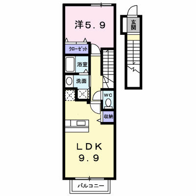ウッディ・コートⅢ 202【管理NO：1-013503403-02020】 ★家具家電は申し込み後に搬入します★の外観画像
