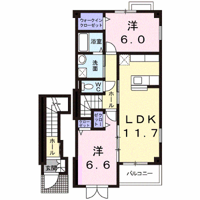 シエルブリュ　Ａ 203【管理NO：1-012743801-02030】 ★家具家電は申し込み後に搬入します★ ★2026年10月下旬入居可能★の外観画像