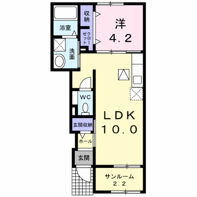 コッティ大泉 102【管理NO：1-018589301-01020】 ★家具家電は申し込み後に搬入します★ ★2026年11月上旬入居可能★の外観画像