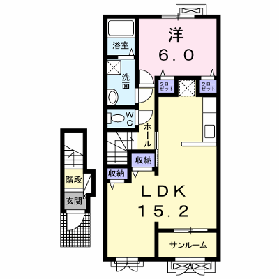 エストレーモ 203【管理NO：1-018917201-02030】 ★家具家電は申し込み後に搬入します★ ★2026年11月中旬入居可能★の外観画像