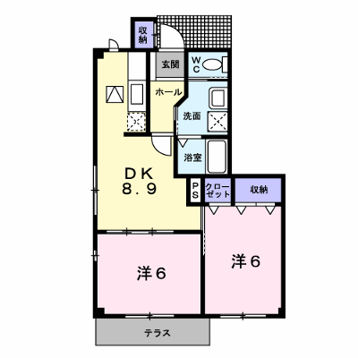 ドミールＫ３ 102【管理NO：1-010089001-01020】 ★家具家電は申し込み後に搬入します★ ★2026年11月下旬入居可能★の外観画像