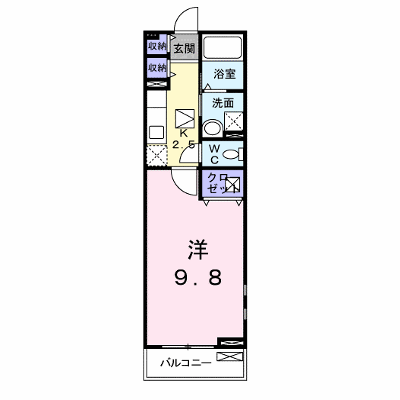 ラ・コロボックル 101【管理NO：1-020028601-01010】 ★家具家電は申し込み後に搬入します★ ★2026年10月下旬入居可能★の外観画像