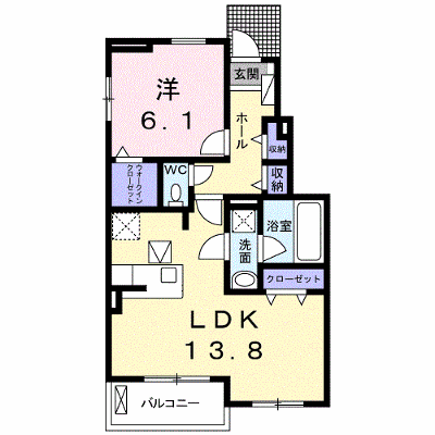 ヌーヴォー・シャモニー 102【管理NO：1-024610801-01020】 ★家具家電は申し込み後に搬入します★ ★2026年10月中旬入居可能★の外観画像