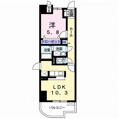 シエーネ玉川 307【管理NO：1-014610301-03060】 ★家具家電は申し込み後に搬入します★ ★2026年10月中旬入居可能★の外観画像