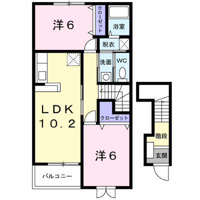 マックス　ビューティー　Ｂ 202【管理NO：1-012941502-02020】 ★家具家電は申し込み後に搬入します★ ★2026年10月下旬入居可能★の外観画像