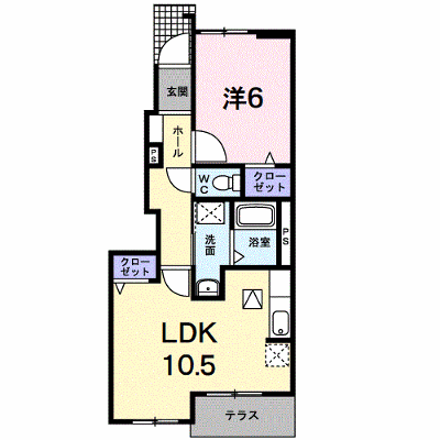 宇塚ハイツ 102【管理NO：1-013966301-01020】 ★家具家電は申し込み後に搬入します★ ★2026年11月中旬入居可能★の外観画像