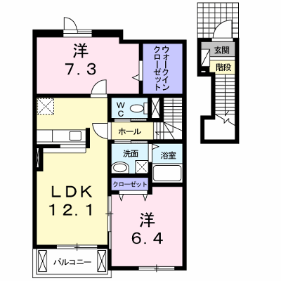 カサソレアーダ　Ⅱ 202【管理NO：1-016131802-02020】 ★家具家電は申し込み後に搬入します★ ★2026年10月下旬入居可能★の外観画像
