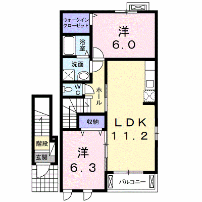 アドーラ木曽川　Ⅴ 202【管理NO：1-017013502-02020】 ★家具家電は申し込み後に搬入します★ ★2026年11月中旬入居可能★の外観画像