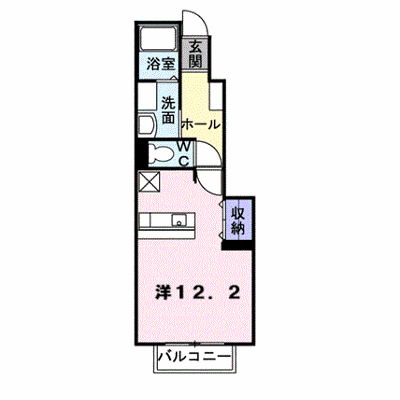 セレノＡ 102【管理NO：1-014579801-01020】 ★家具家電は申し込み後に搬入します★ ★2026年11月中旬入居可能★の外観画像