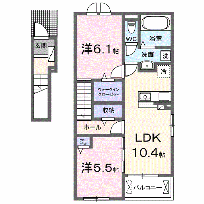 ポートヴィレッジ２４　Ⅰ 201【管理NO：1-027341501-02010】 ★家具家電は申し込み後に搬入します★の外観画像