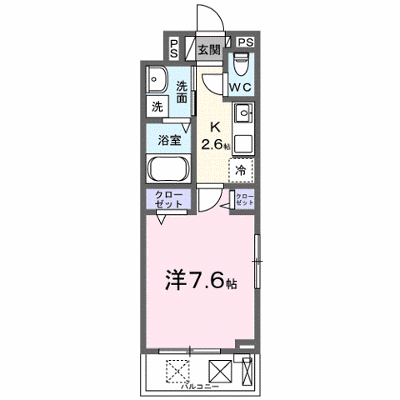 ルピナス　ウエスト 201【管理NO：1-027772101-02010】 ★家具家電は申し込み後に搬入します★ ★2026年11月上旬入居可能★の外観画像