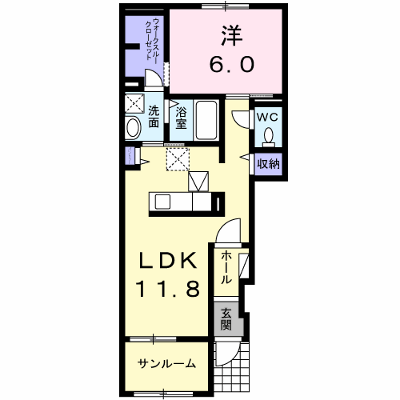 パレス堅田 104【管理NO：1-022622201-01040】 ★家具家電は申し込み後に搬入します★ ★2026年11月上旬入居可能★の外観画像