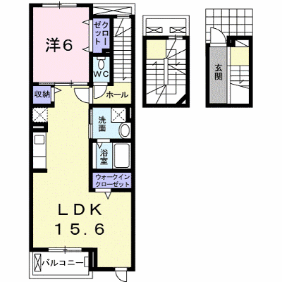 ルートメゾン 304【管理NO：1-020477201-03040】 ★家具家電は申し込み後に搬入します★の外観画像
