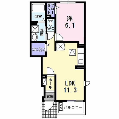 クレインコート 105【管理NO：1-026825301-01050】 ★家具家電は申し込み後に搬入します★ ★2026年11月上旬入居可能★の外観画像