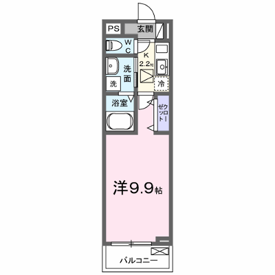 フランあおい 105【管理NO：1-027291001-01050】 ★家具家電は申し込み後に搬入します★ ★2026年11月中旬入居可能★の外観画像