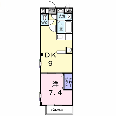 サニーコンフォート北山 206【管理NO：1-014307201-02050】 ★家具家電は申し込み後に搬入します★ ★2026年11月上旬入居可能★の外観画像