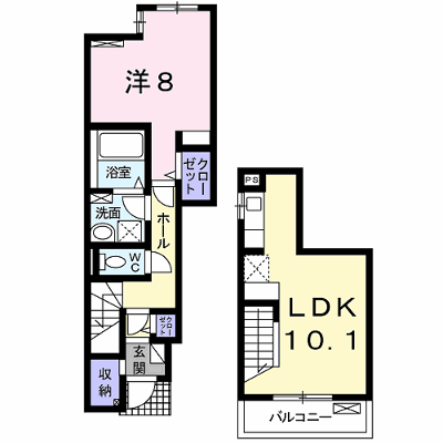 シカタ　ロジュマン 101【管理NO：1-020332301-01010】 ★家具家電は申し込み後に搬入します★ ★2026年11月上旬入居可能★の外観画像