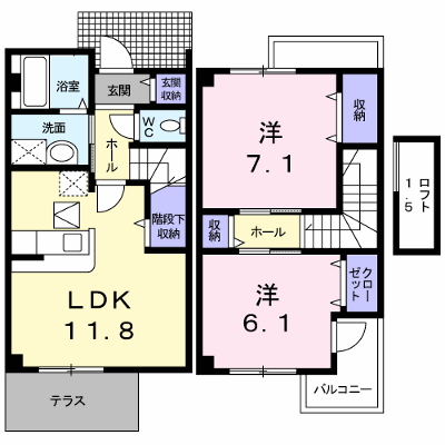 ラフレシ－ル　レストⅠ 105【管理NO：1-013446701-01040】 ★家具家電は申し込み後に搬入します★ ★2026年11月中旬入居可能★の外観画像