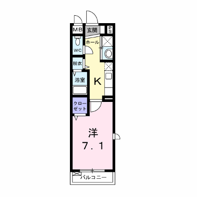 Ｔ’ｓキューブワン 101【管理NO：1-015513001-01010】 ★家具家電は申し込み後に搬入します★の外観画像