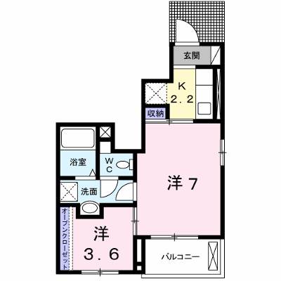 パジェール・ドゥ 101【管理NO：1-019985001-01010】 ★家具家電は申し込み後に搬入します★ ★2026年11月上旬入居可能★の外観画像