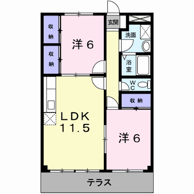 グランディオーズ 107【管理NO：1-007300501-01070】 ★家具家電は申し込み後に搬入します★ ★2026年11月上旬入居可能★の外観画像